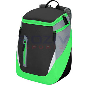 Sac à dos de baseball en polyester personnalisé de haute qualité avec logo, unisexe, souple, grande capacité, fermeture éclair, bretelles arquées, pour le sport - Product Image 6