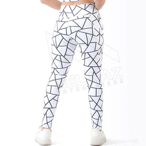 Leggings de fitness unis pour femmes vente en gros de leggings de yoga sans couture à taille haute de couleur personnalisée de haute qualité pour femmes - Product Image 3