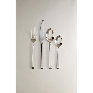 Ensemble de couverts en acier inoxydable coloré au design classique moderne, écologique et élégant, idéal pour les mariages, les fêtes et les restaurants - Product Image 3