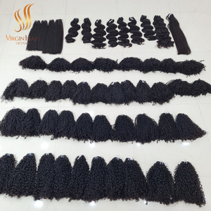 ผมดิบไม่ผ่านการทำผมพิกซี่ผมหยิกจากผู้จำหน่ายผมที่ดีที่สุด100% เวียดนาม - Product Image 1