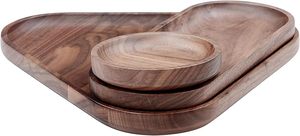 Assiette à manger en bois pour collations Fruits et petit-déjeuner Assiette à manger en bois de qualité supérieure par AALIYAN IMPEX - Product Image 4
