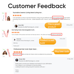 Mini Rizador de Pelo Inalámbrico Automático, 2600 mAh, Larga Duración, Rizador Giratorio Automático - Product Image 4