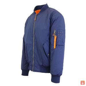 <b>Men's</b> Stylish High Quality Bomber Jacket Adjustable Hood Light Embroidery Comfortable Canvas Customizable OEM <b>for</b> Winter Season - Product Image 4