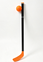Ensemble de bâtons de hockey silencieux, bâton de hockey en plastique ABS+PP avec balle en mousse silencieuse, jouet d'entraînement de hockey sur sol silencieux