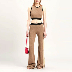 Pantalón de chándal acampanado ajustado para mujer al por mayor 2025 en nuevos colores Tallas grandes Ropa de verano de secado rápido-Servicio OEM - Product Image 4