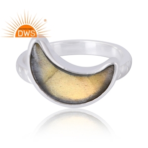 Latest Traditional 925 Sterling Silver Natural Labradorite Gemstone <b>Ring</b> Custom Jewelry For Women Gift For Her - Product Image 3