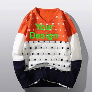 Vente en gros de robes confortables multicolores à manches pull en coton 100% pour hommes pour l'hiver directement à l'usine BD Qualité orientée vers l'exportation - Product Image 2