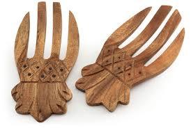Juego de Tenedores para Servir Ensaladas de Madera de Acacia, Más Vendido, para Cocina, Cena, Accesorios para Ensaladas, Estilo Antiguo - Product Image 5