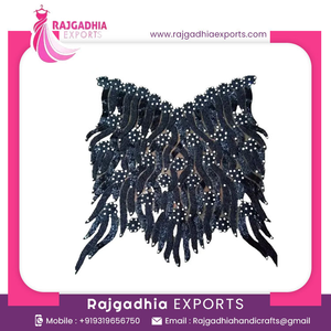 Blusa Elegante con Cuentas y Volantes para Mujer, Top de Algodón Transpirable, Camisa Casual con Bordado, Diseño de Moda para Primavera y Verano - Product Image 2