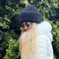 Gorros de Mohair Bordados en 3D de Alta Calidad, Color Liso, Personalizables, Unisex, para Adultos, Invierno, Promocionales, al por Mayor