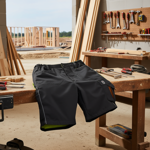 Shorts pour hommes taille 52 noir/vert lime - Catégorie de produits Couteaux et outils - Product Image 3
