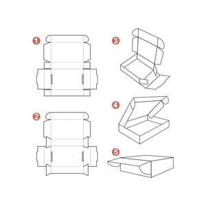 Cajas de envío pequeñas de cartón corrugado Marrón: cajas de correo ideales para pequeñas empresas, embalaje a granel - Product Image 6