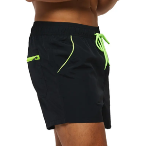 Pantalones cortos transpirables con cordón en la cintura para hombre, pantalones cortos deportivos para gimnasio, entrenamiento, pantalones cortos de secado rápido para hombre - Product Image 2