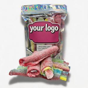 Wholesale Custom <strong>Freeze</strong> <strong>Dried</strong> Gummy Rings Assorted Fruit Flavors Crunchy Candy Bulk Factory Direct Supply - Product Image 1