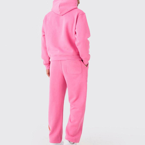 Ensemble de survêtement pour homme, taille plus, style streetwear, sweat-shirt et pantalon de jogging unis, pour le sport et le fitness - Product Image 5