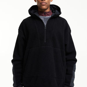 Sublimación Imprimir Hombres Sudaderas con capucha Venta al por mayor Algodón Una pieza Cremallera Collar Ropa de hombre Sudadera con capucha de gran tamaño - Product Image 6