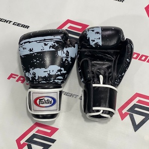 Nouvelle conception, gants de boxe Fairtex entièrement imprimés, en cuir de vache véritable, rembourrage confortable, sparring, MMA, arts martiaux - Product Image 1