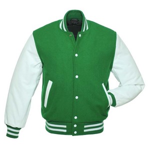 Venta al por mayor de algodón de los hombres de béisbol de lana chaqueta Letterman en blanco chaqueta Varsity - Product Image 5