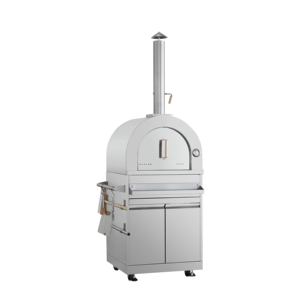 <span class=keywords><strong>Four</strong></span> à pizza au bois en acier inoxydable <span class=keywords><strong>avec</strong></span> armoire inférieure - Product Image 2