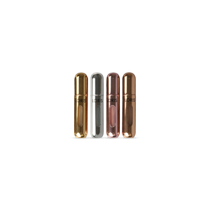 Portable Gold <b>Mini</b> Perfume <b>Bottle</b> 5ML Capacity with Dropper and Pump Sprayer Personal Care Cosmetic Atomizer Refillable - Product Image 4