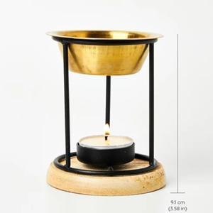 เตาแบบห่วงทองเหลืองหรูหราของตกแต่งบ้านแบบโบราณอุปกรณ์เสริมทางจิตวิญญาณมีจำหน่ายในราคาขายส่ง - Product Image 1