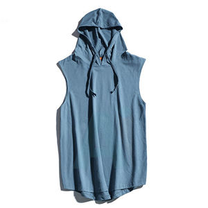 Camisetas de Gimnasio OEM para Hombre, Camiseta Deportiva sin Mangas, Ropa Deportiva, Camiseta de Tirantes para Fisicoculturismo, Fitness, Moda Masculina, Tela de Algodón Personalizada - Product Image 3