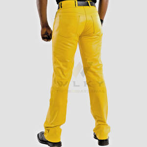 Pantalon en cuir pour homme, best-seller, prix bas, pantalon en cuir, nouvelle arrivée, pantalon en cuir véritable pour homme - Product Image 5