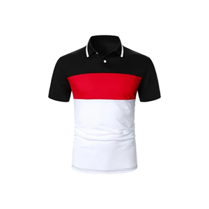 Vente en gros de t-shirts vierges de golf à manches courtes et col polo pour hommes, logo imprimé, polo surdimensionné du Bangladesh pour hommes - Product Image 4