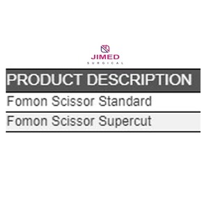 Ciseaux de rhinoplastie Fomon 12,5 cm, manuels, en acier inoxydable de qualité supérieure, instruments chirurgicaux, chirurgie plastique, certifiés CE, classe I 1 - Product Image 3