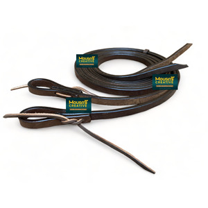 Ecuestre hecho a medida Latigo Leather Rein Western Roping Cuero de vaca Split Rein Horse Argentina Fabricante Exportador - Product Image 4