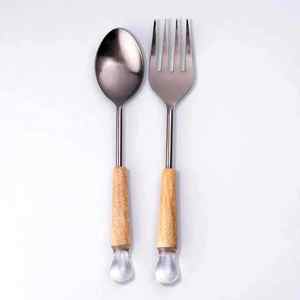 Juego de Cubiertos de Metal de Diseño Único para Uso EN LA Cocina Casera Juego de Cucharas de Metal Proveedor Mayorista a Bajo Precio - Product Image 1