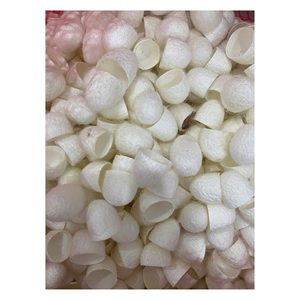 Soie brute de cocon de ver à soie blanche pour l'exfoliation et l'artisanat décoratif de bricolage de haute qualité et au meilleur prix - Product Image 3