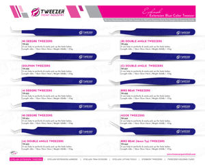 Las mejores pinzas de extensión de pestañas de acero sostenible con punta puntiaguda Logotipo personalizado para separar pestañas naturales - Product Image 6