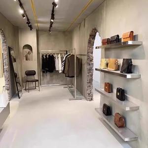 Edelstahl-Einteiler-Trennwand Kaffee-Eckregal Wandmontiertes Regal Quadratisches Display Mehrschichtig Modern Langlebig - Product Image 3