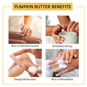 Lotion corporelle au beurre de citrouille hydratante, nourrissante, éclaircissante et anti-rides, au beurre de karité comme ingrédient principal, offre OEM - Product Image 2