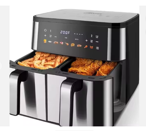 Nueva Freidora de Aire Doble de 4.1-5L con Pantalla Táctil y Función Smart Sync, Soporte en Francés, para el Hogar y el Garaje - Product Image 1