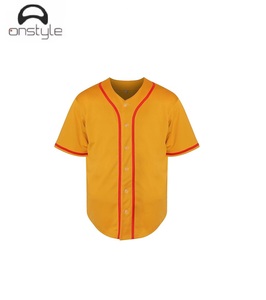 Onstyle Maillots de baseball à sublimation pour hommes, vêtements de sport élégants, uniformes personnalisés à boutons complets, légers, cousus, pour l'entraînement - Product Image 4