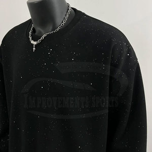 Sudaderas con diamantes de imitación de alto rendimiento, sudaderas básicas de moda con diamantes de imitación - Product Image 5