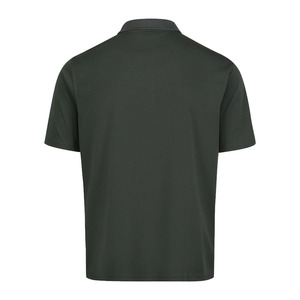 Polo básico de algodón verde profundo para hombre hecho en fábrica a la venta Polo al por mayor para hombre a precios razonables - Product Image 5
