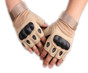 Guantes de entrenamiento de neopreno transpirable de medio dedo con logotipo personalizado guantes de fitness de cuero ajustables para hombres y mujeres peso - Product Image 5