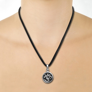 Luxe Dainty Charms 925 Sterling Silver Religieux OHM Pendentifs Antique Bijoux BRICOLAGE À La Main Artisanat Fine Unisexe Bijoux OEM ODM - Product Image 3