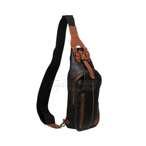 Sac à bandoulière élégant en cuir pour hommes avec matériel durable et couture Sac à bandoulière en cuir de qualité supérieure - Product Image 2