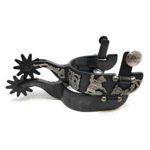 Éperons de cheval occidentaux à la mode avec accessoires équestres d'équitation d'éperon fin de joint de matériel d'alliage - Product Image 2