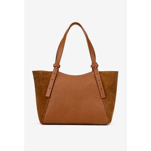 Bolso Estructurado en Piel Genuina de Dólar y Ante - Hecho en Italia - Art. 25404 - Product Image 1