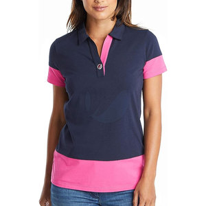 Polos de mujer de Venta caliente, ropa informal al mejor precio para adultos, estampado de moda de algodón de alta calidad para uso al aire libre de verano - Product Image 1