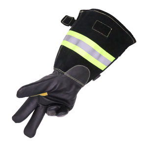 Gants de travail de protection des mains respirants Gants de pompier en cuir tendance Meilleure fabrication Gants de pompier de service OEM - Product Image 5