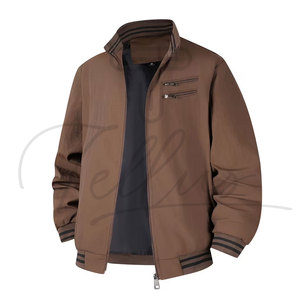 Nueva Llegada, Chaqueta de Invierno para Hombre, Cierre Completo, Lona, Resistente al Viento, Transpirable, Corte Ajustado, Tallas Grandes, Estilo Urbano, Logotipo Frontal Personalizado - Product Image 4