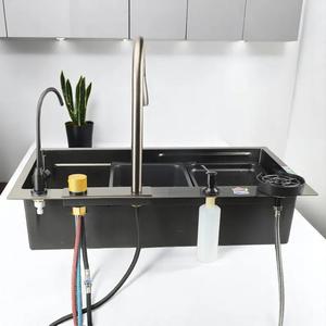 อ่างล้างจานสแตนเลสสตีลสำหรับใช้ในบ้านสมัยใหม่ทำความสะอาดง่ายและทนทาน - Product Image 2