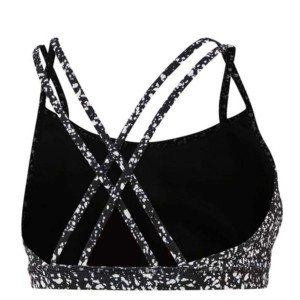 2025 Sujetador deportivo de alta calidad para mujer para correr de impacto, sujetador corto de Yoga transpirable con logotipo frontal, técnicas lavadas - Product Image 3