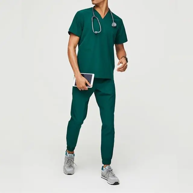 Medical Scrubs Stretch Sets Wholesale Scrubs Uniforms Sets Plus Size Polyester Scrub Sets